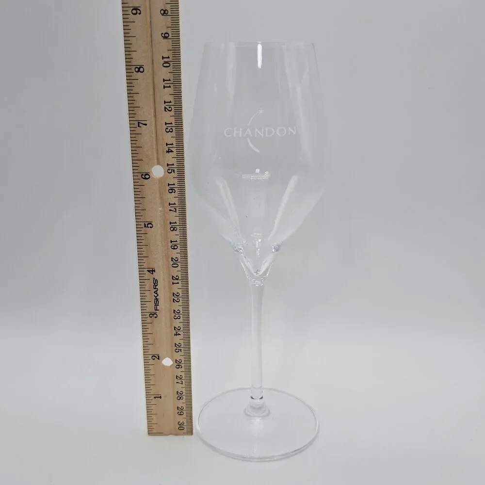 Crystal Glasses Champagne Flutes Made in France LEHMANN Set of 6
